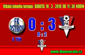 Zimní turnaj: FK OSTROV B  -  FKNR A  0 - 3