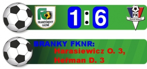 FC Františkovy Lázně - FKNR dorost 1-6