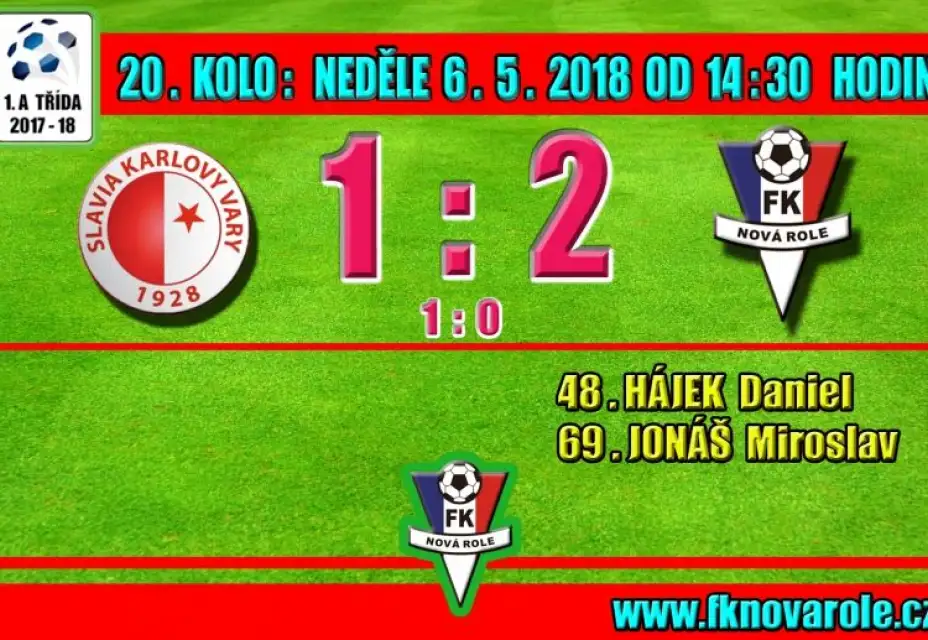 A tým veze tři body ze stadionu Slavie K. Vary!