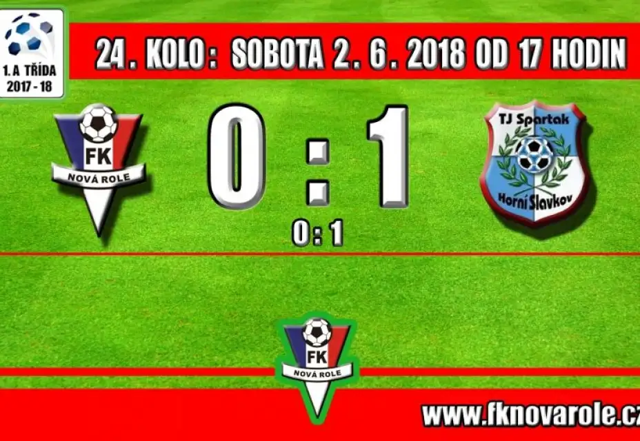 A tým v boji o první místo prohrál s H. Slavkovem