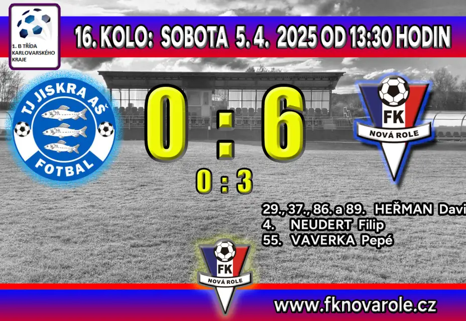 Jiskra Aš - FKNR 0 - 6