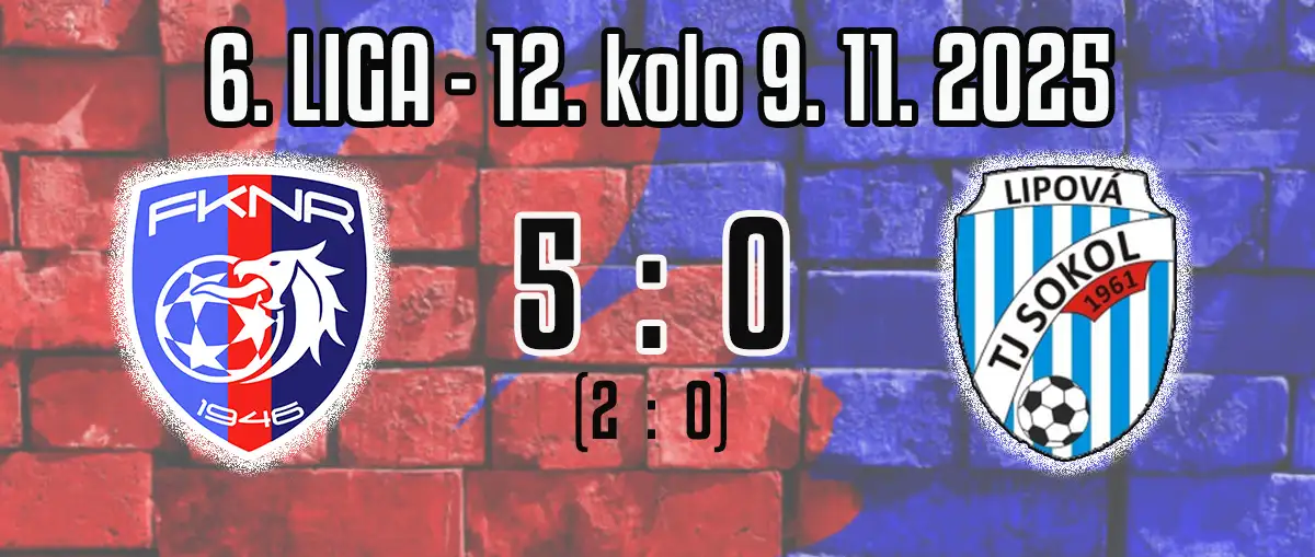 V posledním kole podzimu jsme si poradili s poslední Lipovou