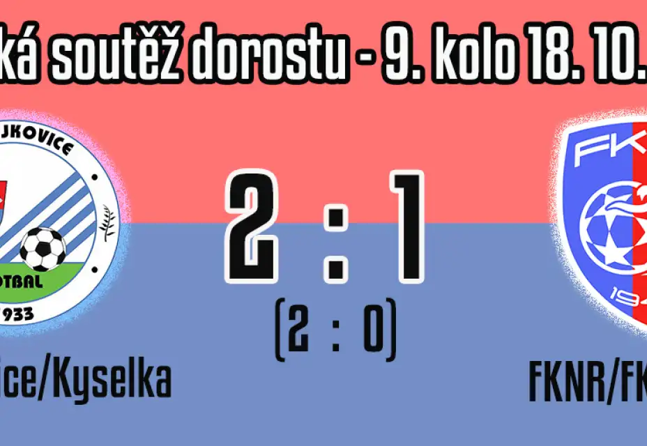 Dorost se vrací z Vojkovic bez bodu.