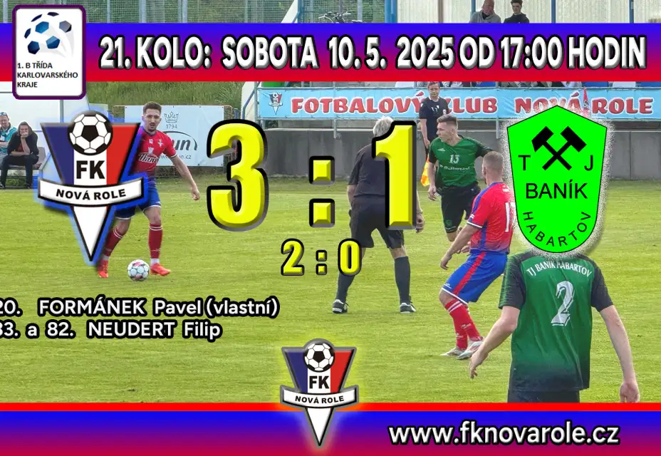 FKNR - Baník Habartov 3 - 1
