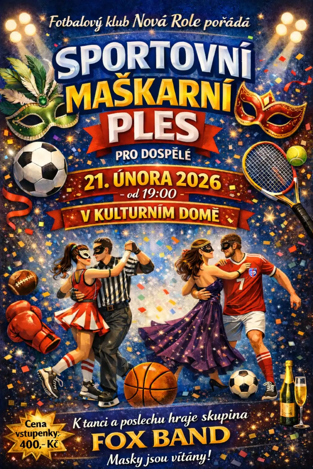 Sportovní maškarní ples