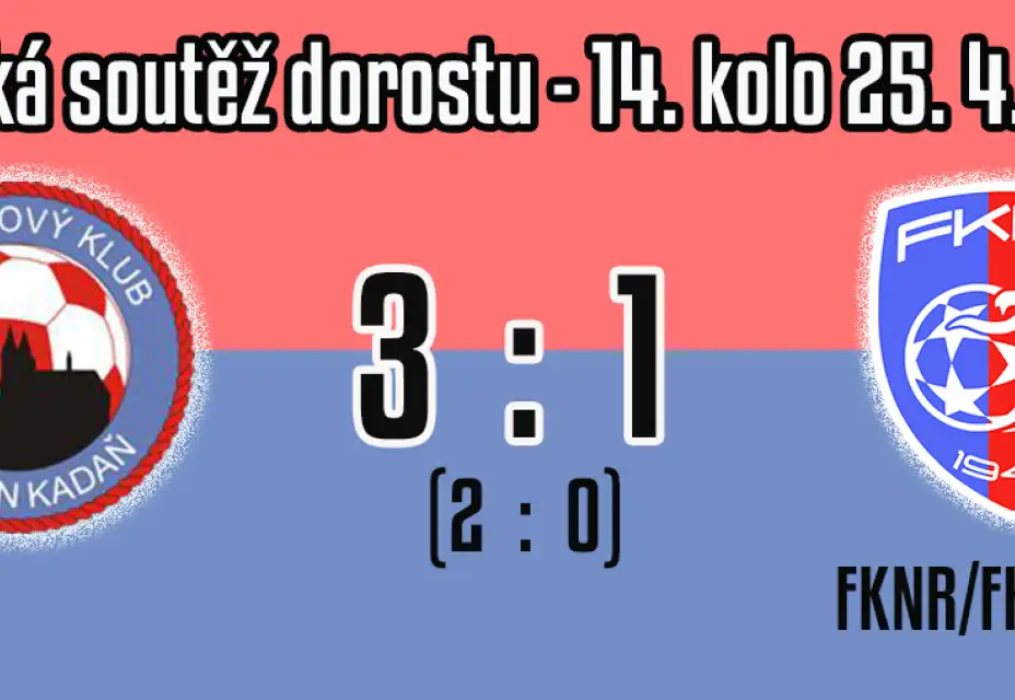 Dorost bohužel nestačil na Kadaň.