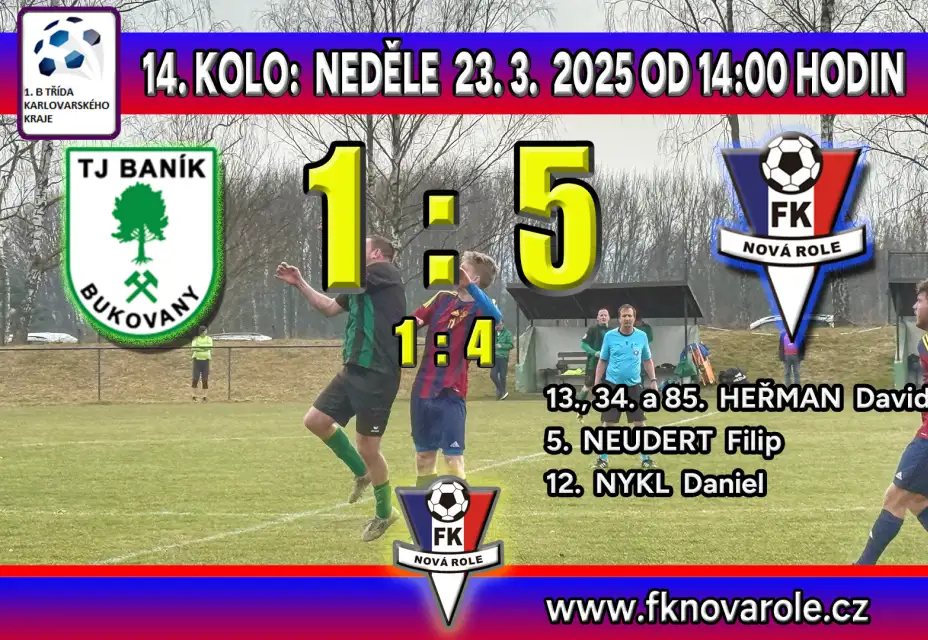 Baník Bukovany - FKNR 1 - 5