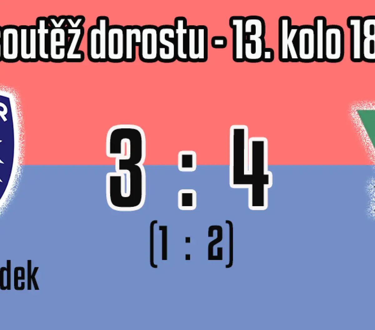 Dorostenci podlehli rezervě Sedlece.