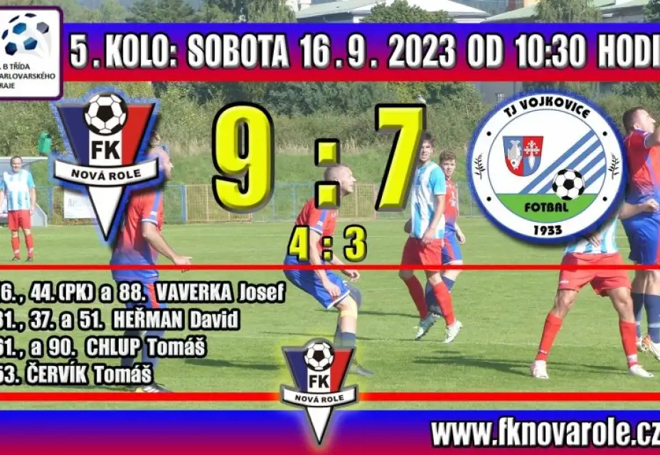 Zápas pro zdravé jedince ... tolik branek nepadne v celém ligovém kole ... asi zvedneme vstupné:-)